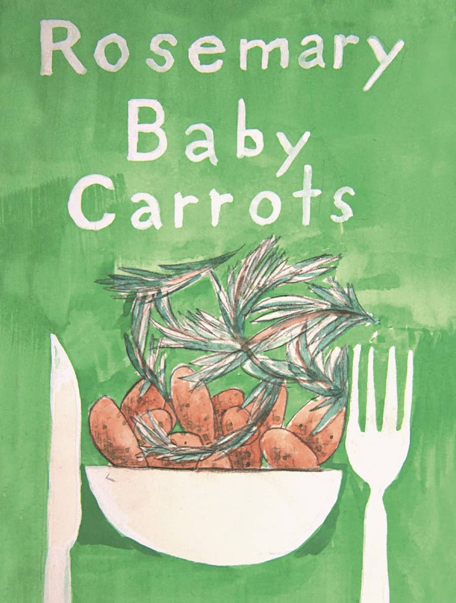 Rosemary Baby Carrots